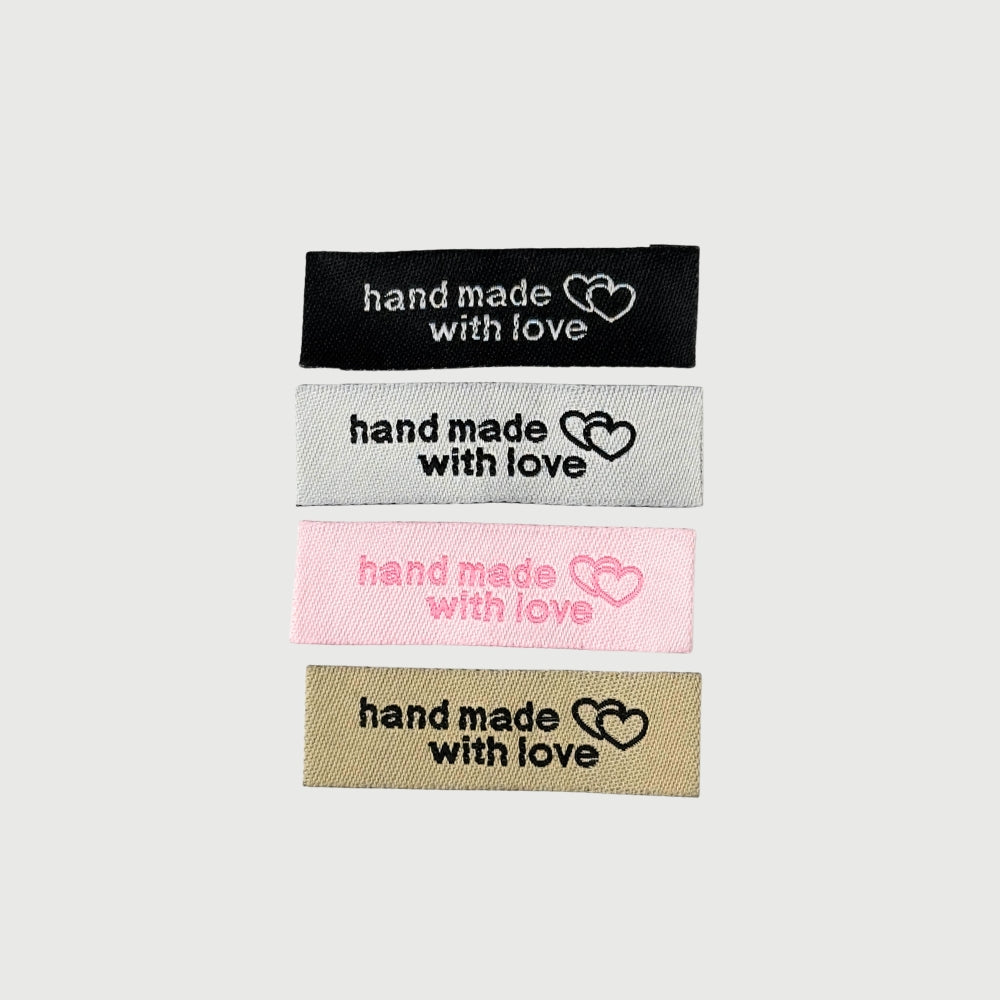Label - Hand made with love (choose color)
