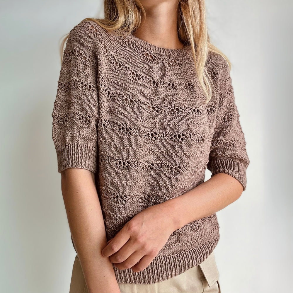 Garnkit - Musling Tee af Le Knit (MerinoCot)