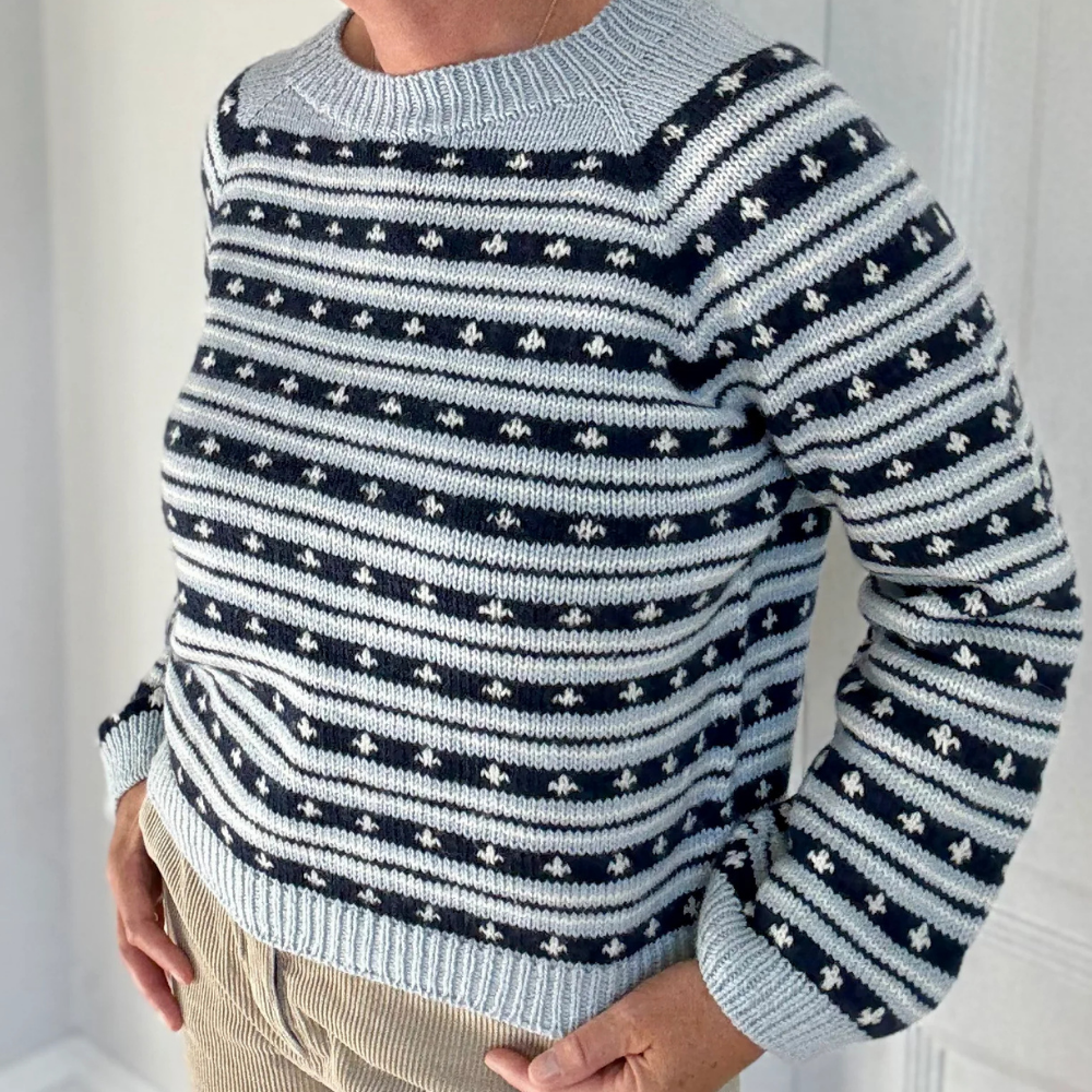 Garnkit - Nautic Sweater af Lenes Knitwear (Super Soft)