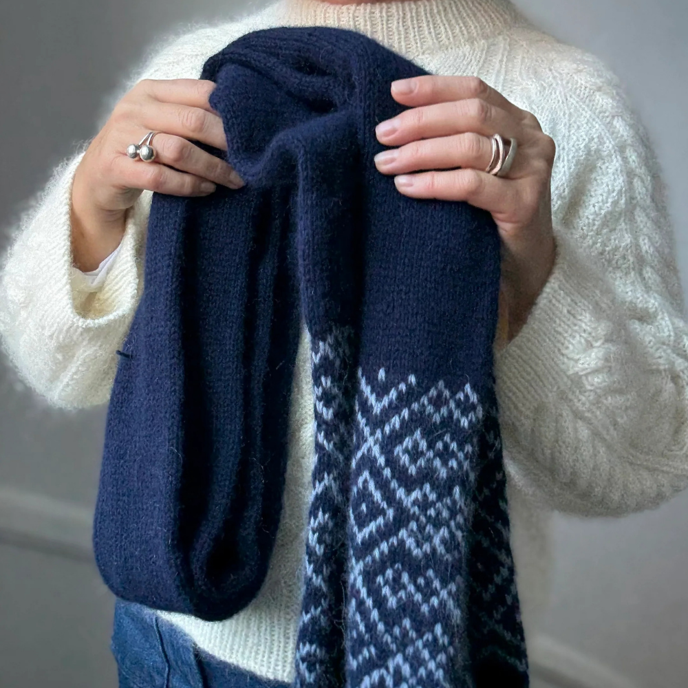 Garnkit - Northern Scarf af Lenes Knitwear (VIP + Silk Mohair)
