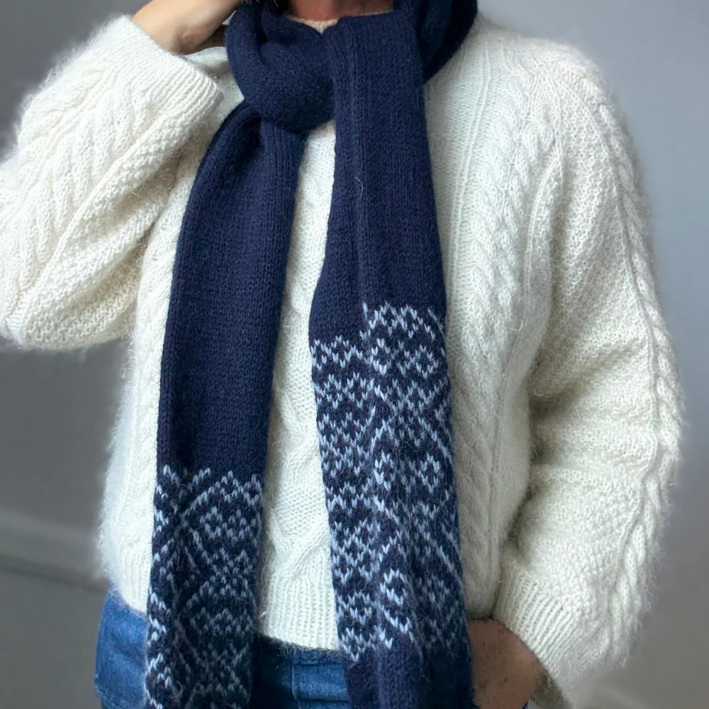 Garnkit - Northern Scarf af Lenes Knitwear (VIP + Silk Mohair)