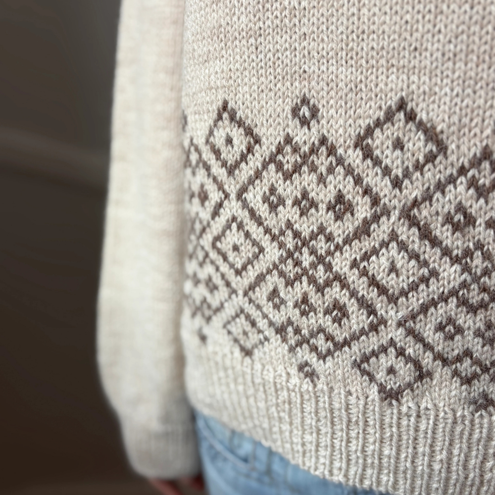 Garnkit - Northern Sweater af Lenes Knitwear (Shetland Wool + Silk Mohair)