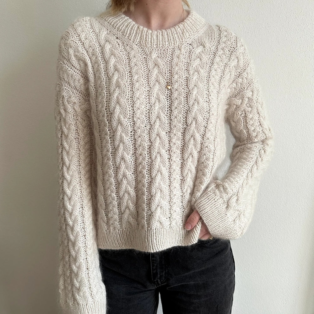 Knitting kit - Johanne Sweater by Mette Sandgaard Kühl (Aria)