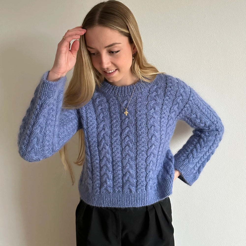 Knitting kit - Johanne Sweater by Mette Sandgaard Kühl (Aria)