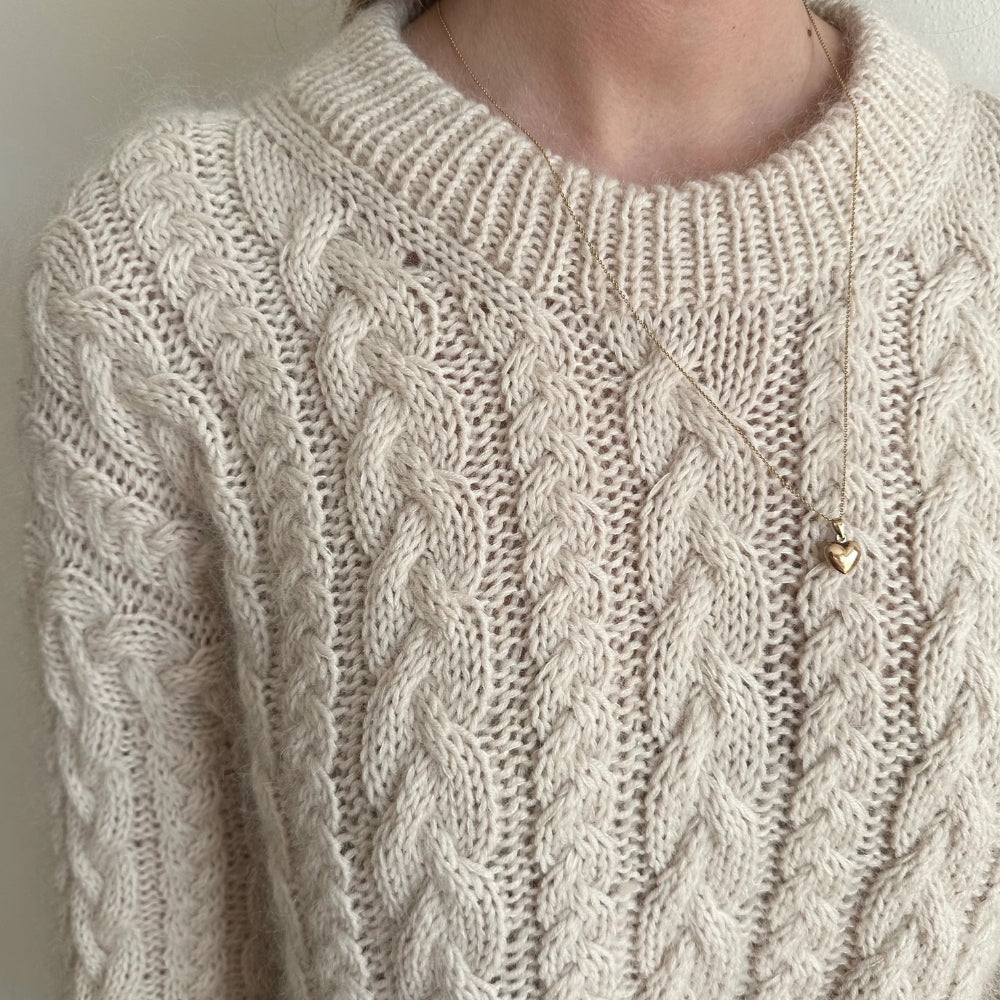 Knitting kit - Johanne Sweater by Mette Sandgaard Kühl (Aria)