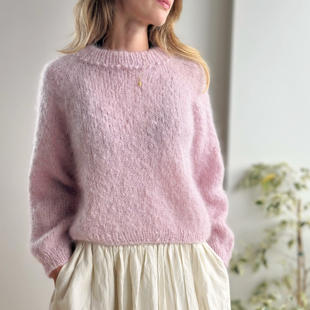 Garnkit - Picot Sweater af Le Knit (Wool Mohair)
