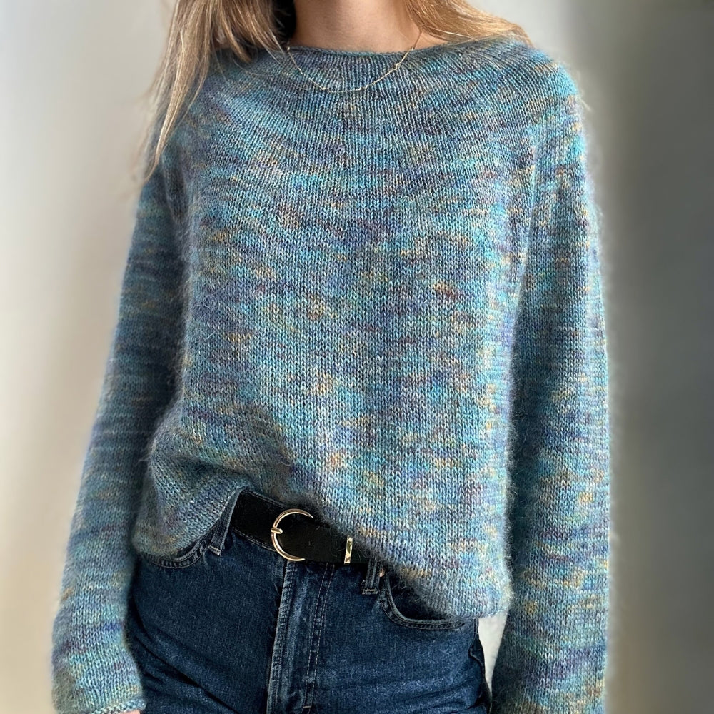 Garnkit - Plain Yoke Blouse af Le Knit (True Silk + Opera)