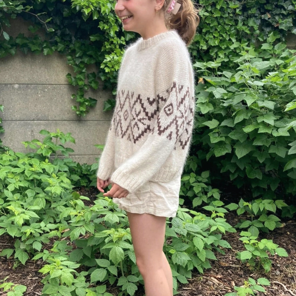 Knitting kit - Johanne Sweater by Mette Sandgaard Kühl (Aria)