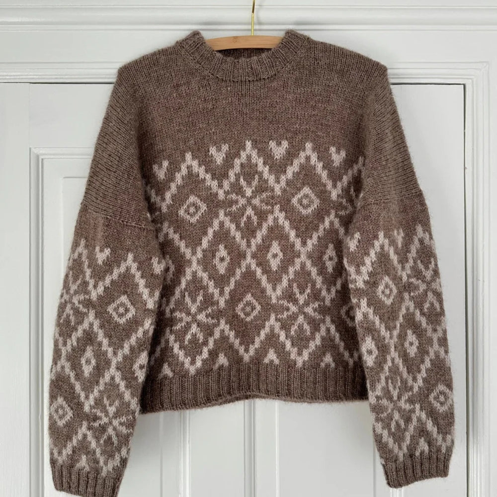 Knitting kit - Johanne Sweater by Mette Sandgaard Kühl (Aria)