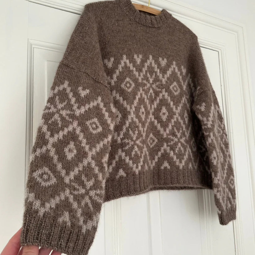 Knitting kit - Johanne Sweater by Mette Sandgaard Kühl (Aria)