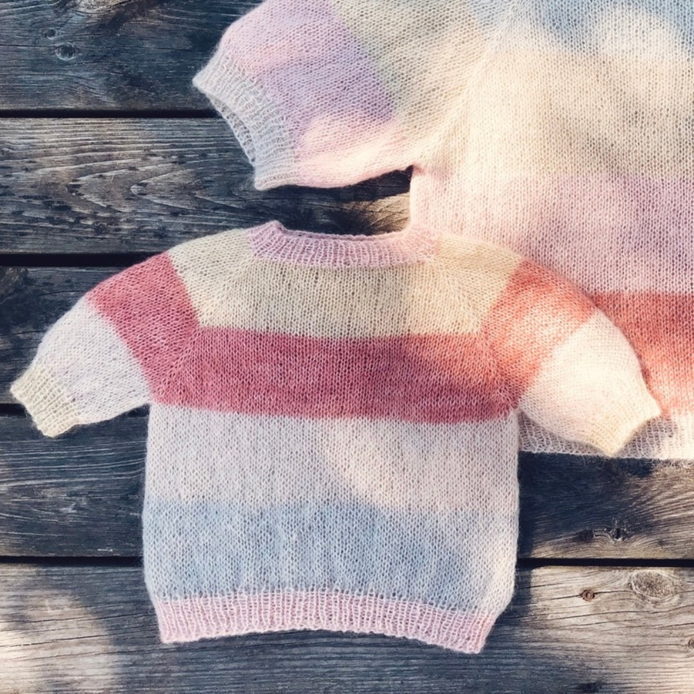 Knitting kit - Sorbet Blouse 'Mini' from Mille Fryd - Silk Mohair