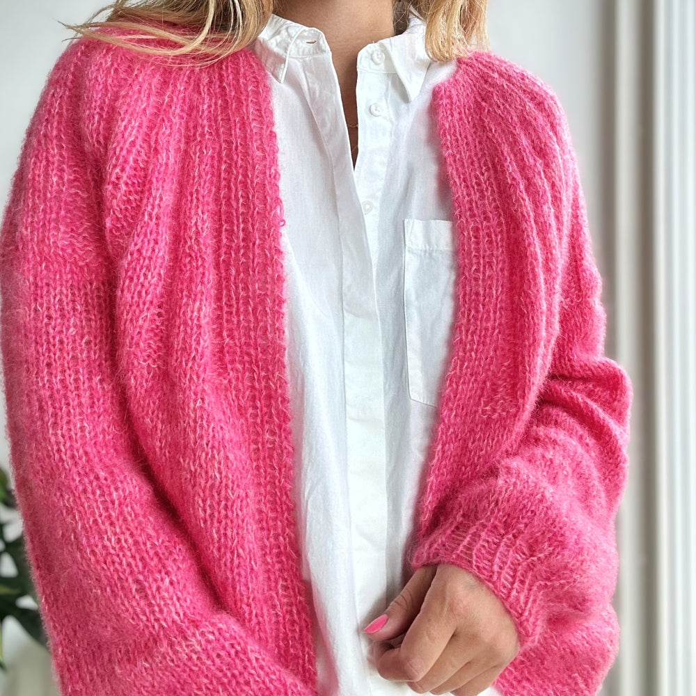 Garnkit - Sunday Cardigan - Mohair Edition af PetiteKnit (Silk Mohair)