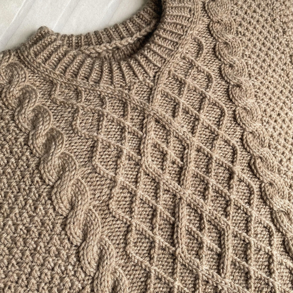 Knitting kit - Johanne Sweater by Mette Sandgaard Kühl (Aria)
