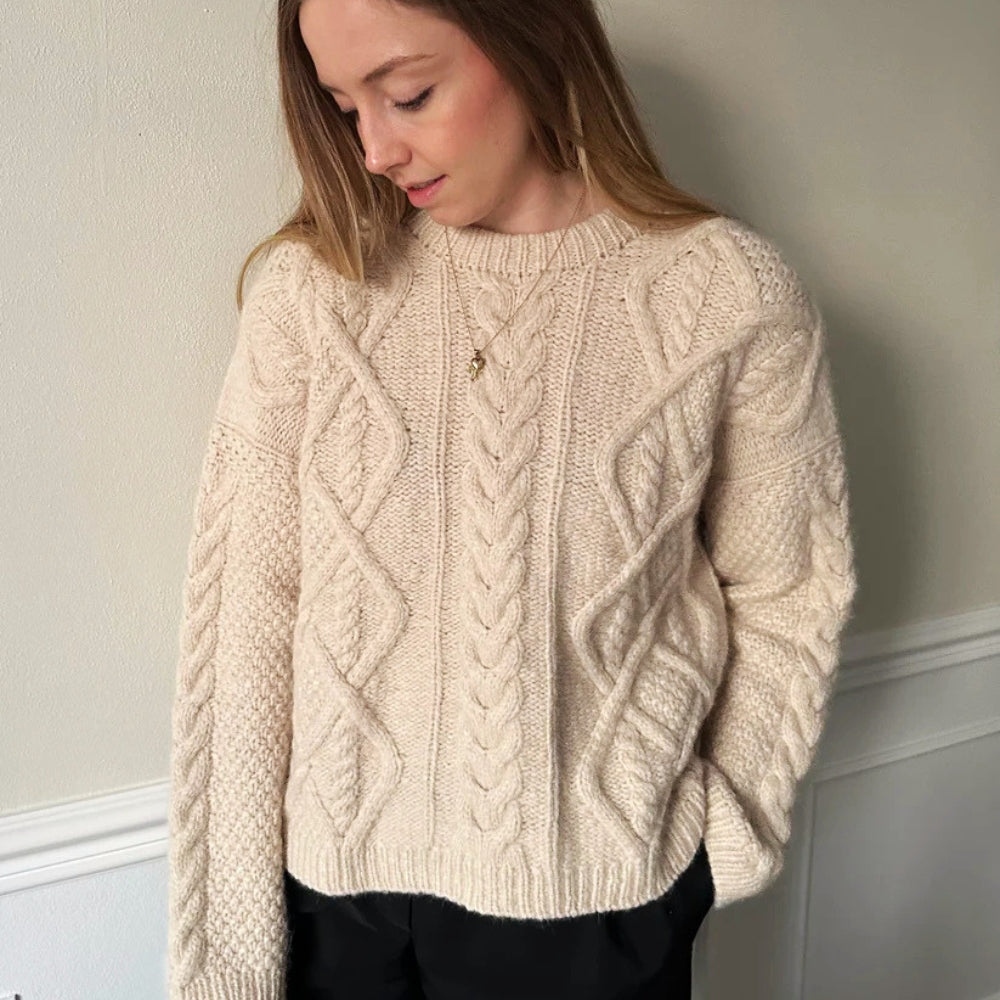 Knitting kit - Johanne Sweater by Mette Sandgaard Kühl (Aria)