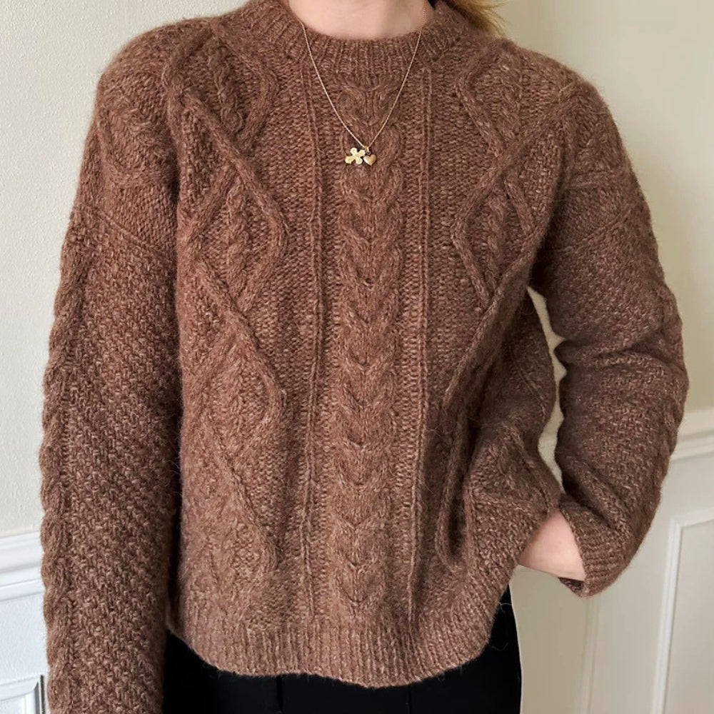 Knitting kit - Johanne Sweater by Mette Sandgaard Kühl (Aria)