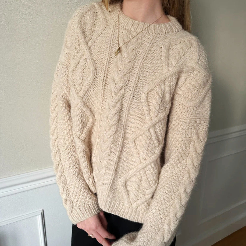 Knitting kit - Johanne Sweater by Mette Sandgaard Kühl (Aria)