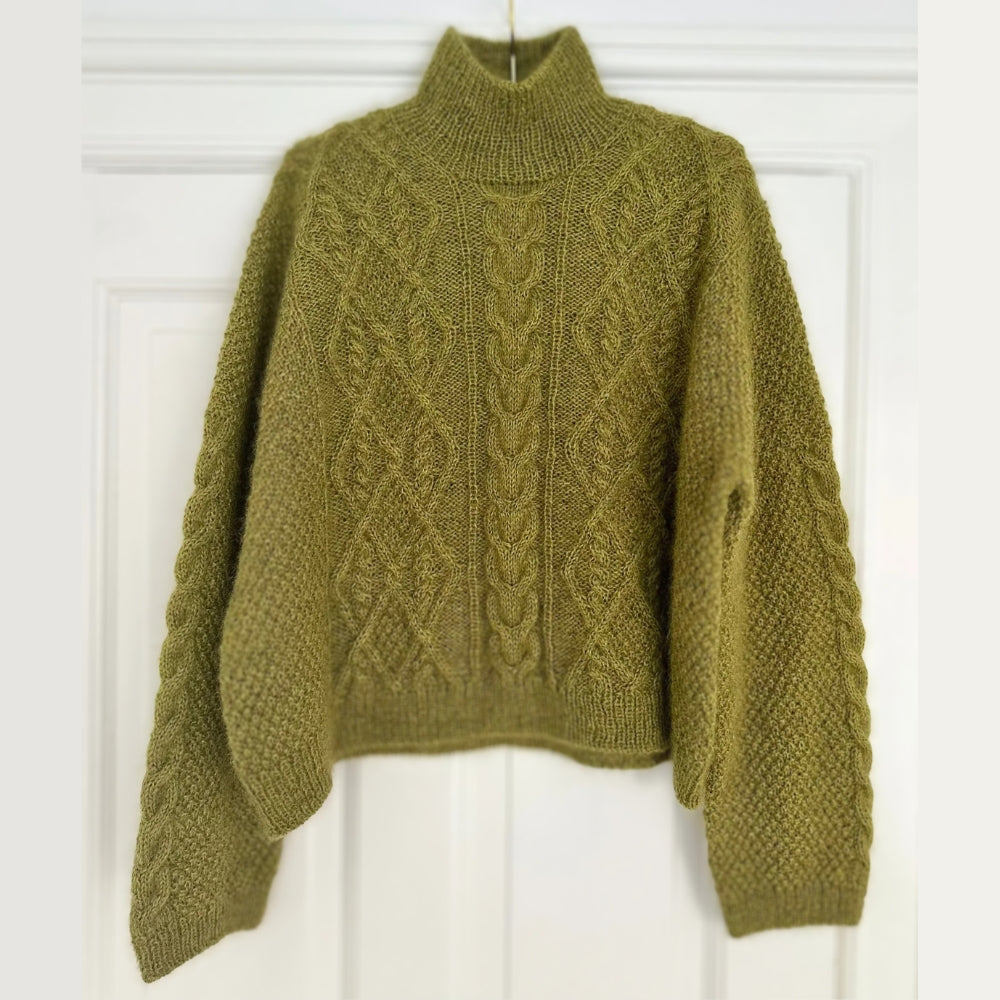 Knitting kit - Johanne Sweater by Mette Sandgaard Kühl (Aria)