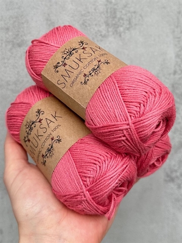 10 x Organic Cotton - Camellia Pink - 5203