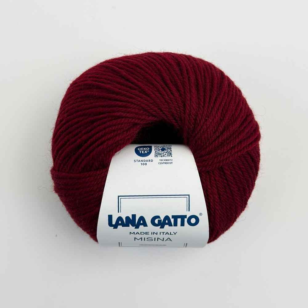 Misina - 100% Wool - Bordeaux - 1012