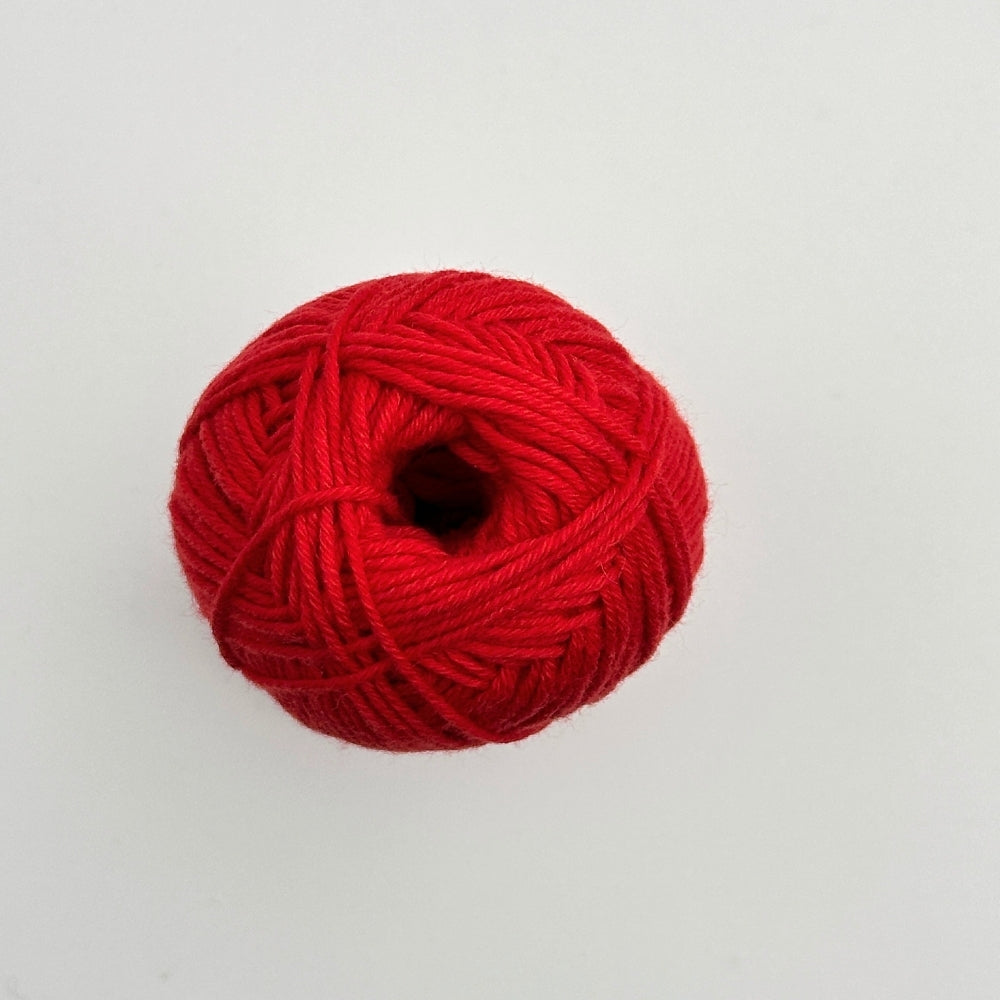 Organic Cotton 100%  - Scarlet Poppy - 1109