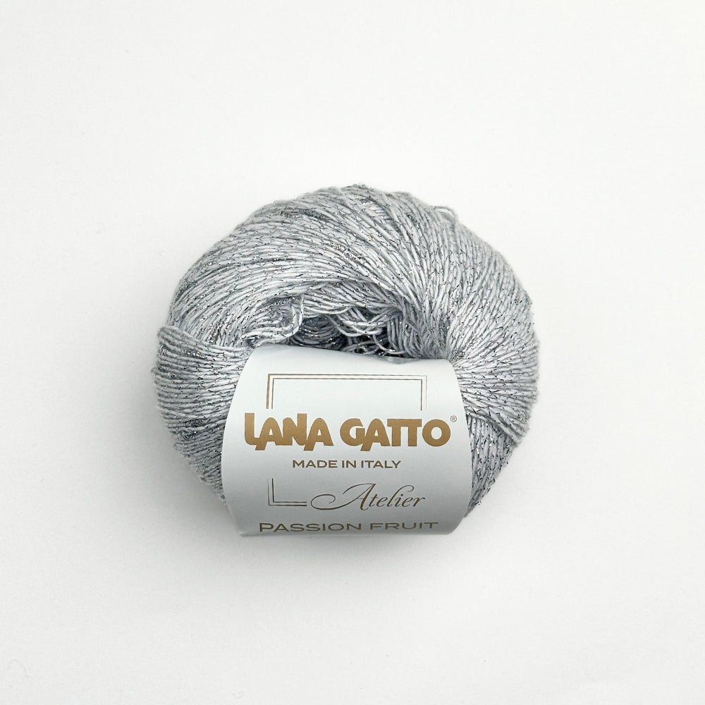 Passion Fruit - Cotton yarn - White Glitter - 31237