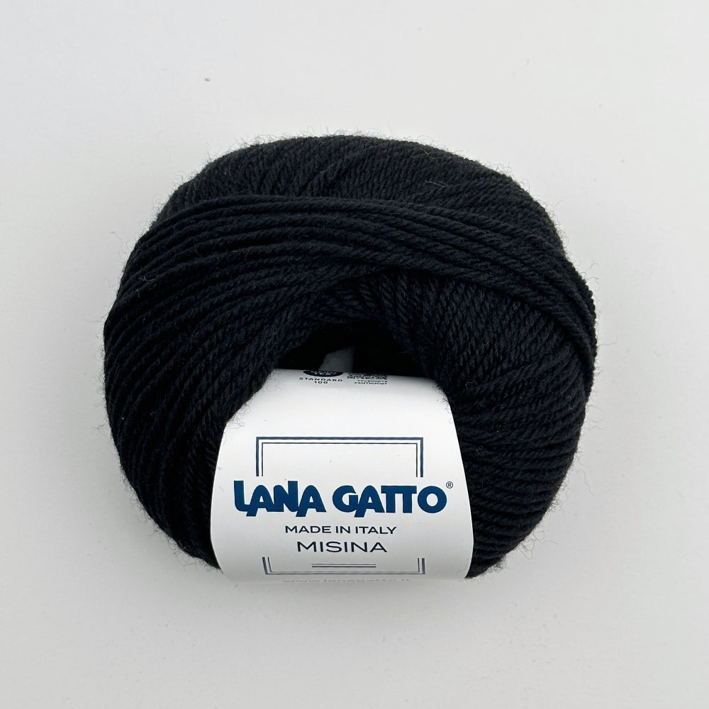 Misina - 100% Wool - Black - 5000