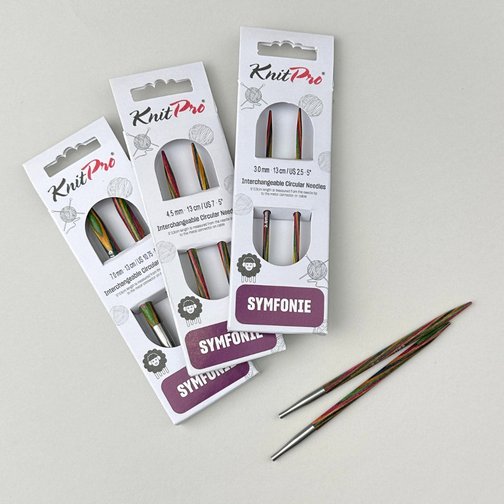 KnitPro Symphony - Interchangeable circular needles - 13 cm (Long)