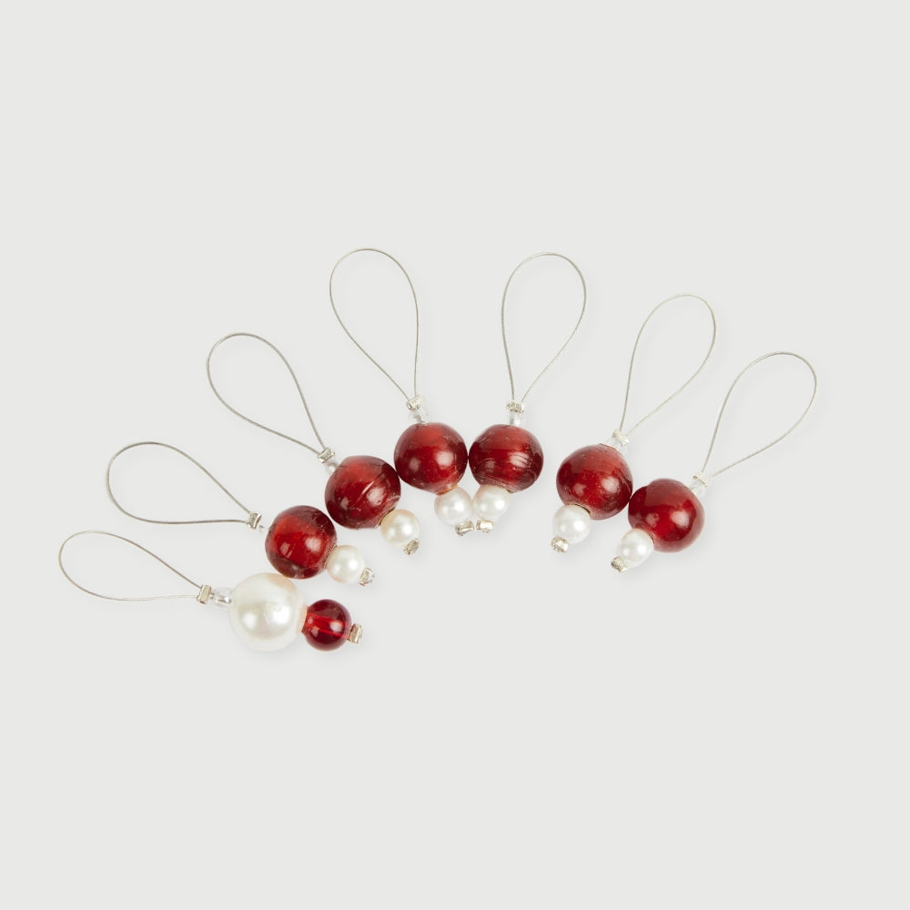 KnitPro Zooni Stitch marker - 7 pcs. - Amaranth