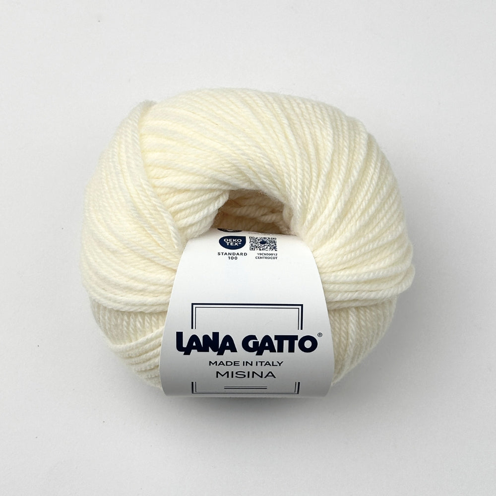 Misina - 100% Wool - Snow White - 8000