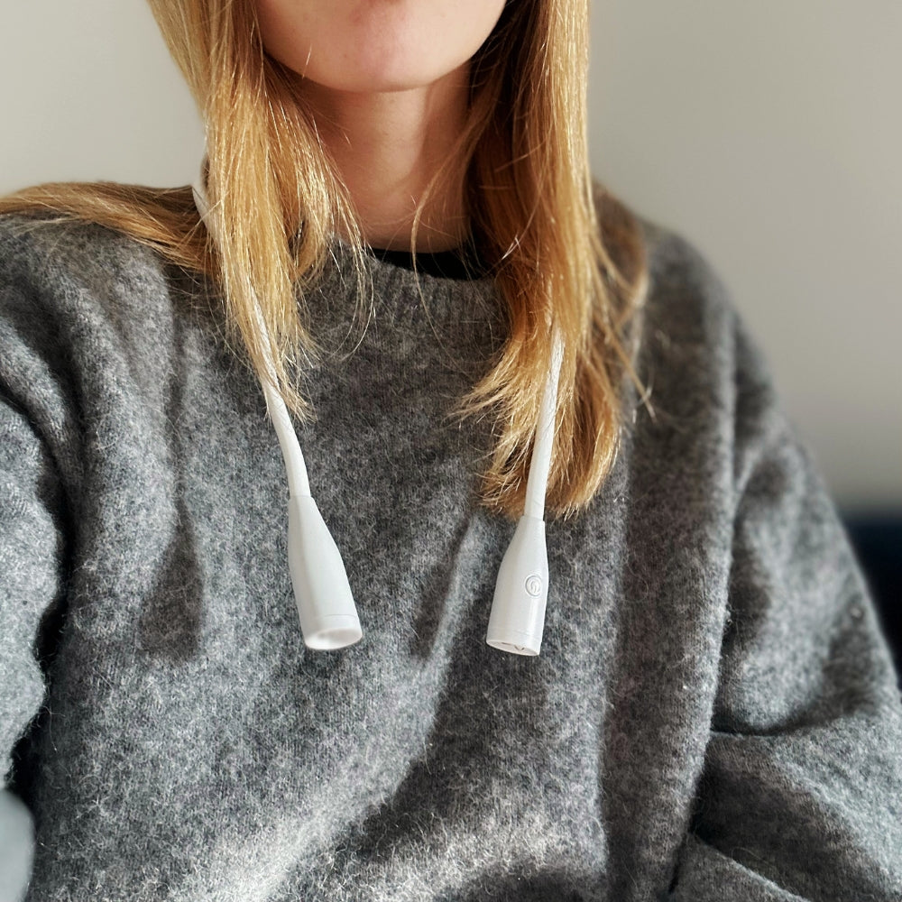 LED neck lamp in white