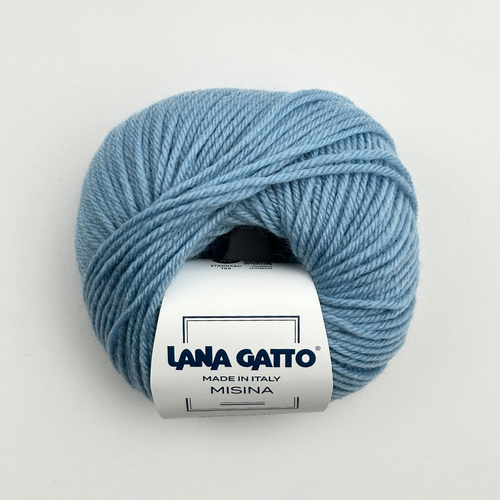Misina - 100% Wool - Powder Blue - A6420