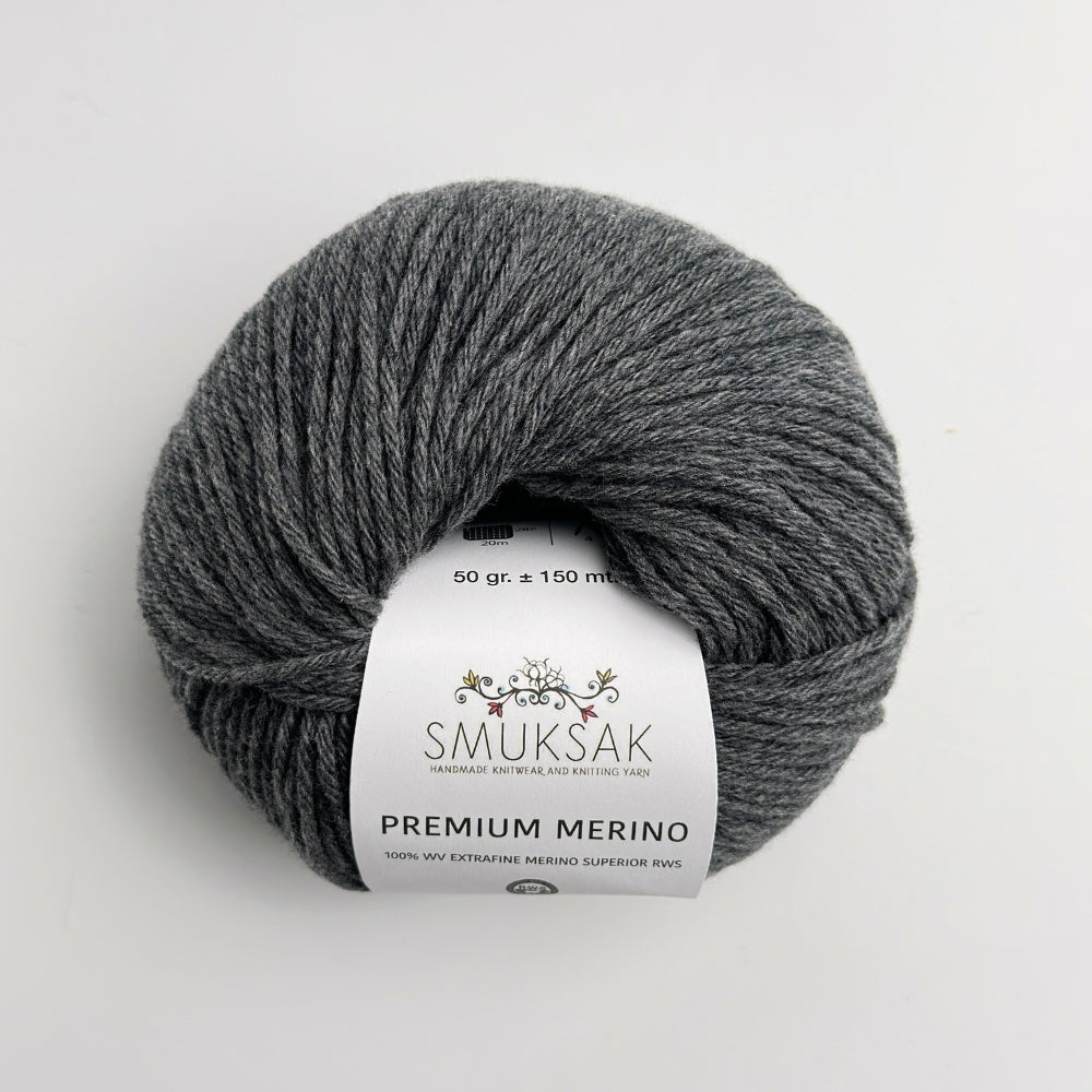 Premium Merino - Ash Gray Melange - FM207