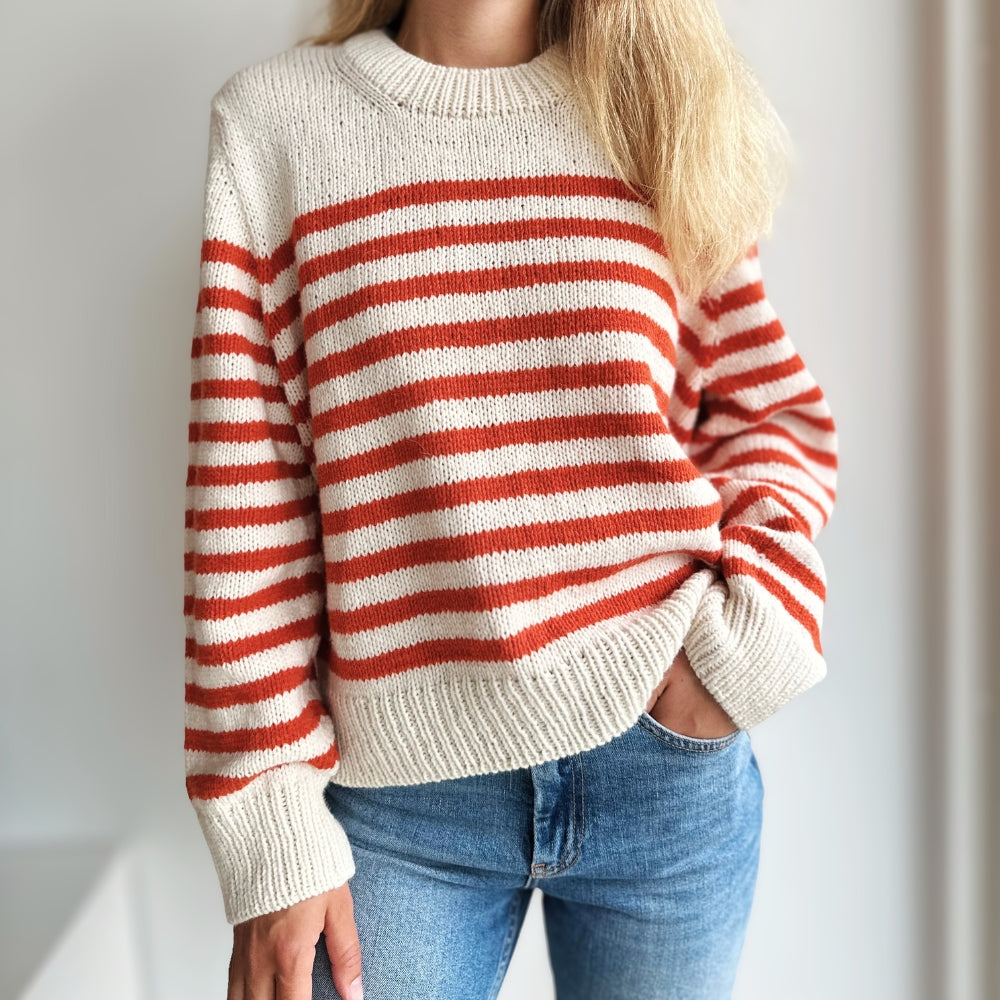 Garnkit - Lyon Sweater af PetiteKnit (2 x Reloved Merino)