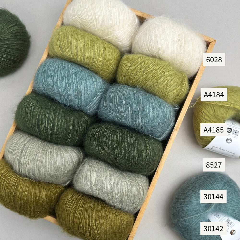 Strikkekit - Sorbet Cardigan 'Mini' fra Mille Fryd - Silk Mohair