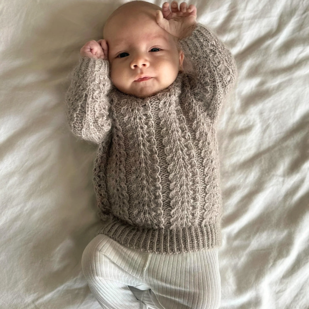Knitting kit - Johanne Sweater by Mette Sandgaard Kühl (Aria)