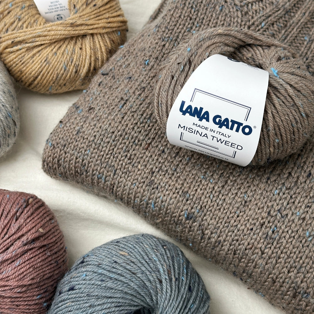 Garnkit - Amy Sweater af PetiteKnit (Misina / Misina Tweed)