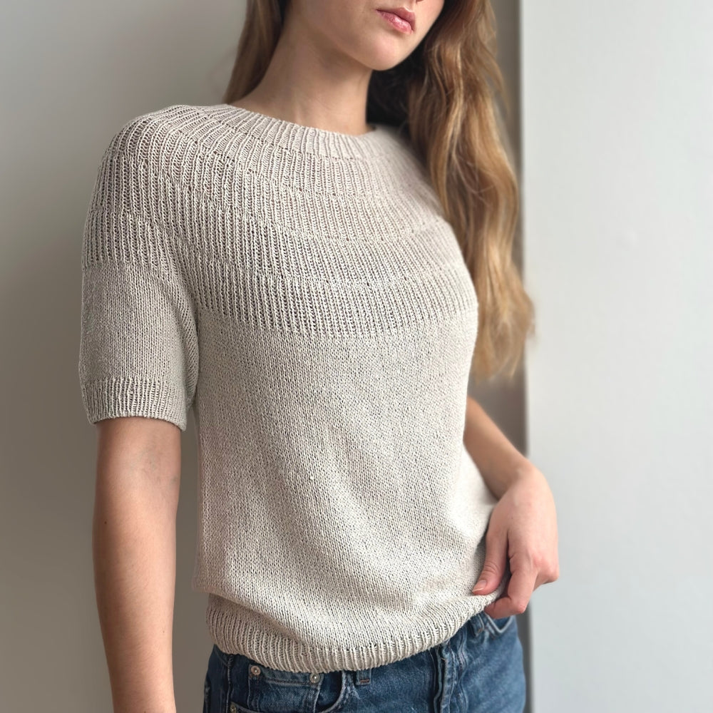 Garnkit - Anker Tee af PetiteKnit (True Silk)