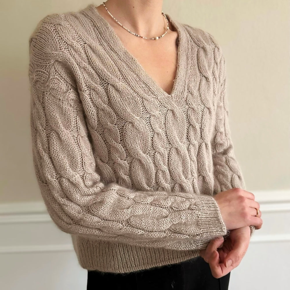 Knitting kit - Johanne Sweater by Mette Sandgaard Kühl (Aria)