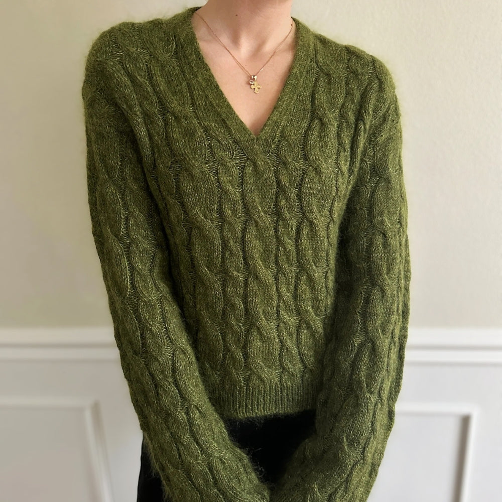 Knitting kit - Johanne Sweater by Mette Sandgaard Kühl (Aria)