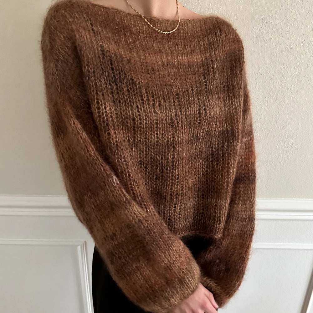 Knitting kit - Johanne Sweater by Mette Sandgaard Kühl (Aria)