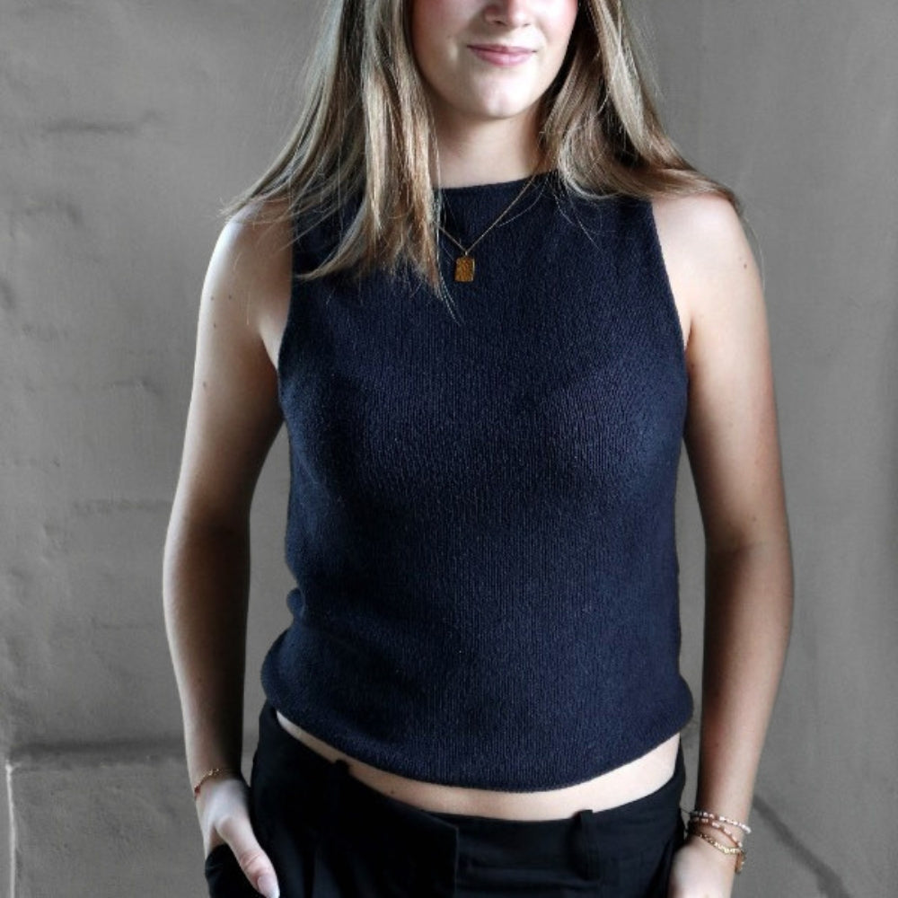 Black Night Top - Knitamore