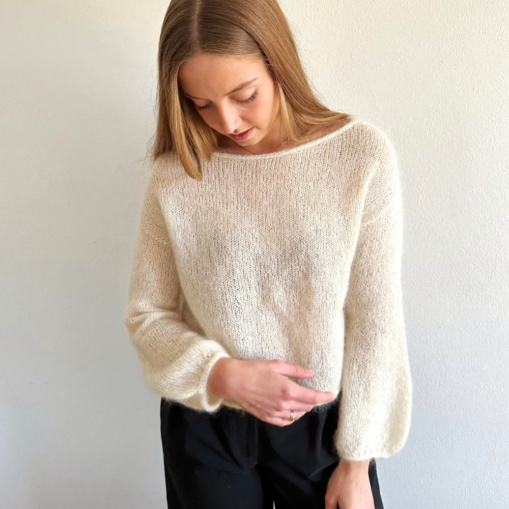 Knitting kit - Johanne Sweater by Mette Sandgaard Kühl (Aria)