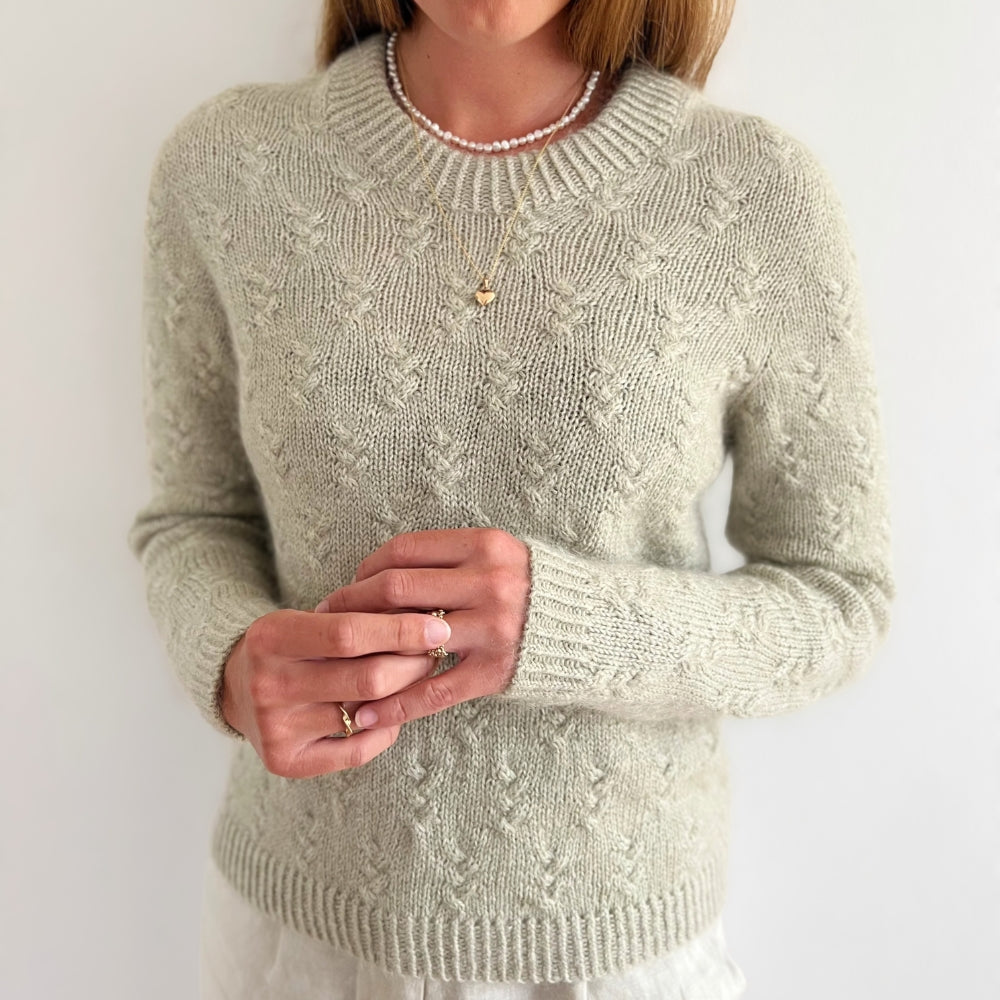 Knitting kit - Johanne Sweater by Mette Sandgaard Kühl (Aria)