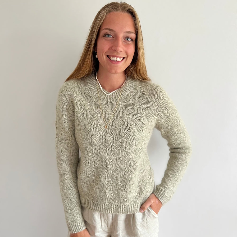 Knitting kit - Johanne Sweater by Mette Sandgaard Kühl (Aria)