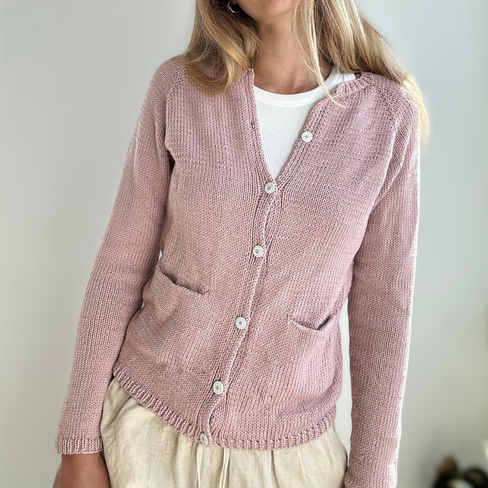 Garnkit - Copenhagen Cardigan af PetiteKnit (MerinoCot)