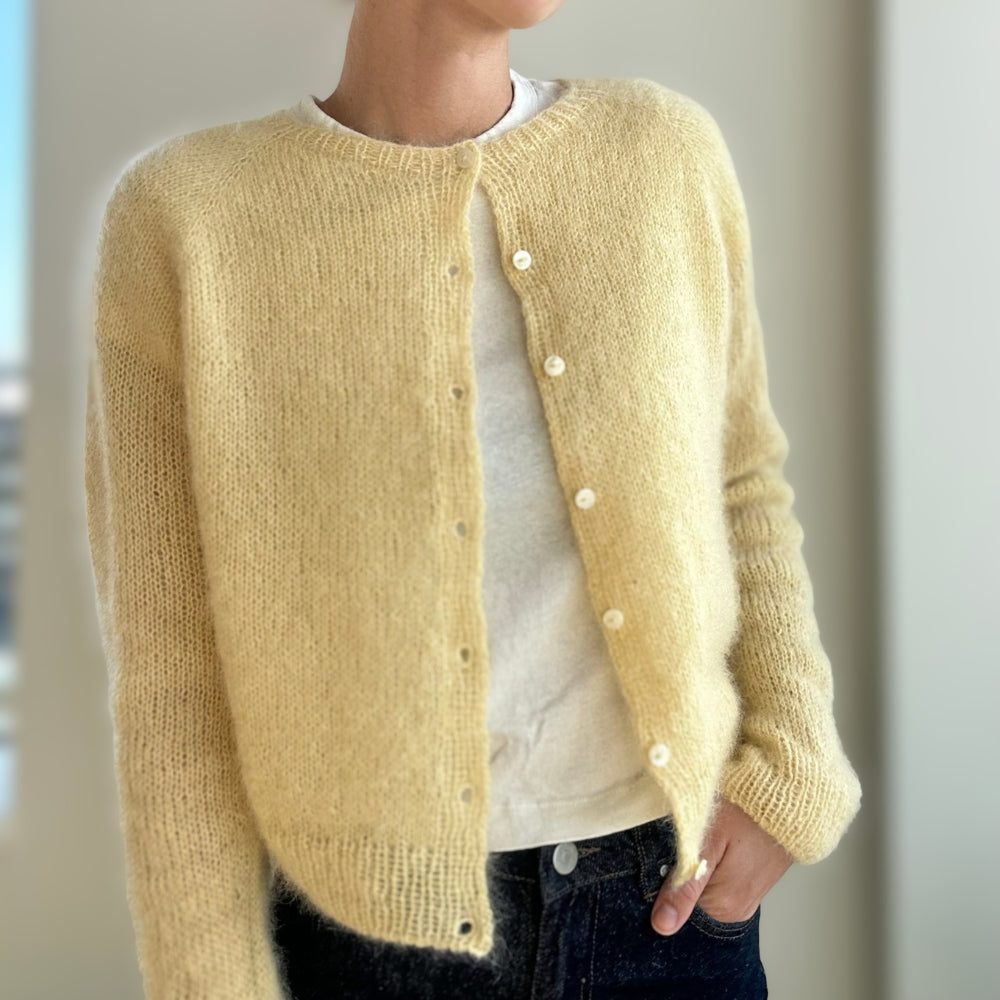 Garnkit - Copenhagen Cardigan af PetiteKnit (Silk Mohair)