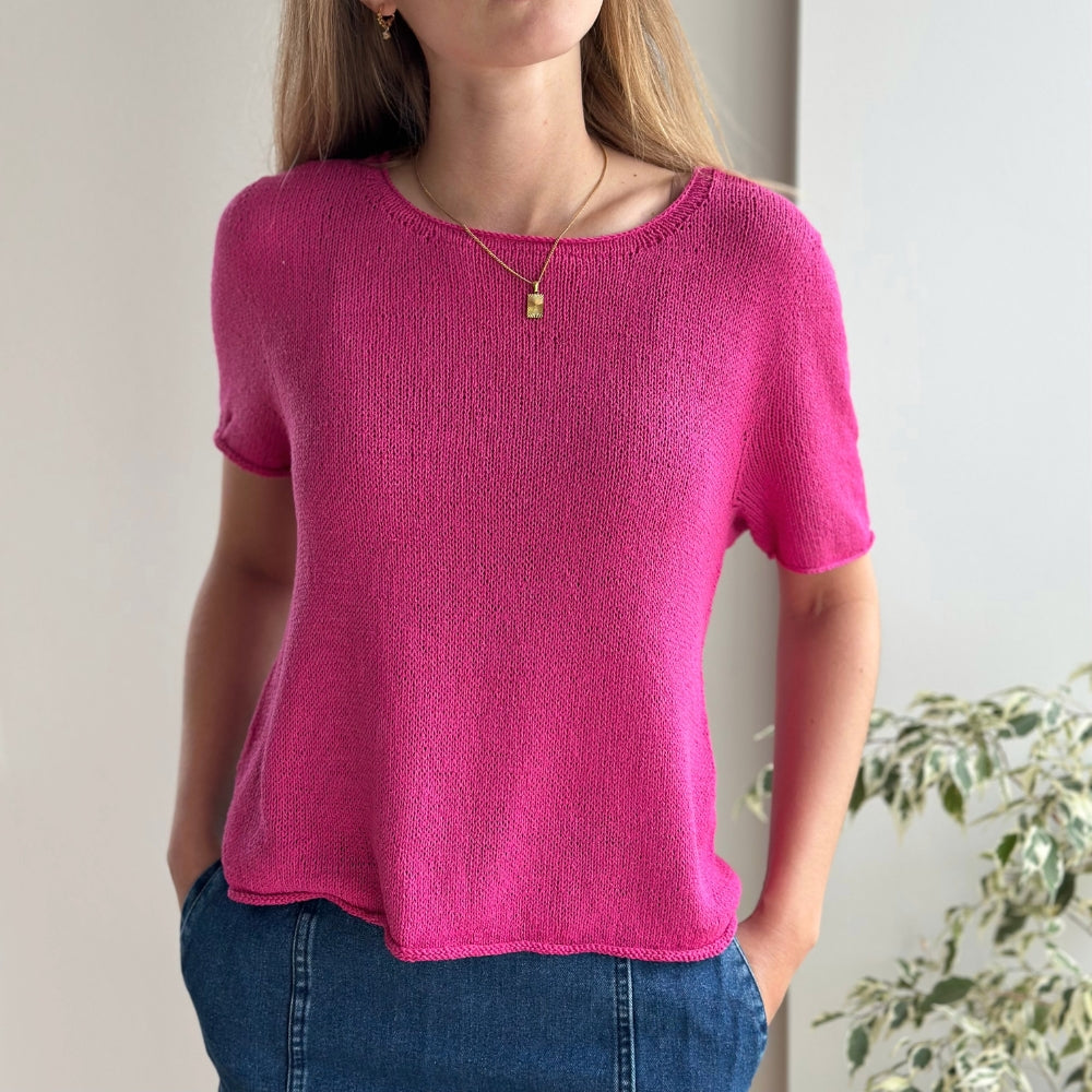 Garnkit - Fabienne Tee af Le Knit (True Silk)