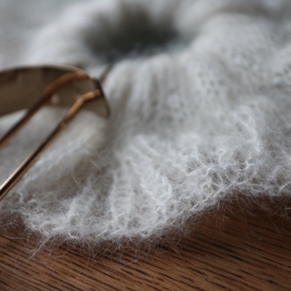 Flower Mohairscrunchie - Knitamore