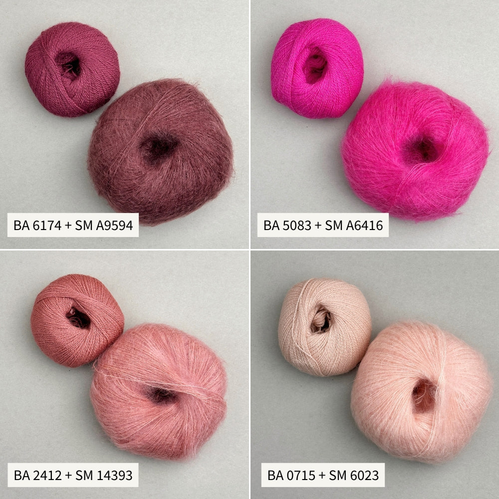 Strikkekit - Smuksak Scarf (Baby Alpaca + Silk Mohair)