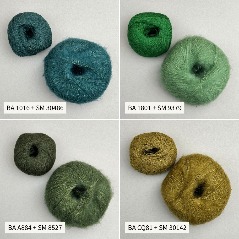 Strikkekit - Smuksak Scarf (Baby Alpaca + Silk Mohair)